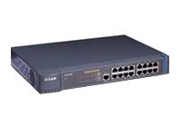 D-Link DES 1016D - Switch - 16 ports